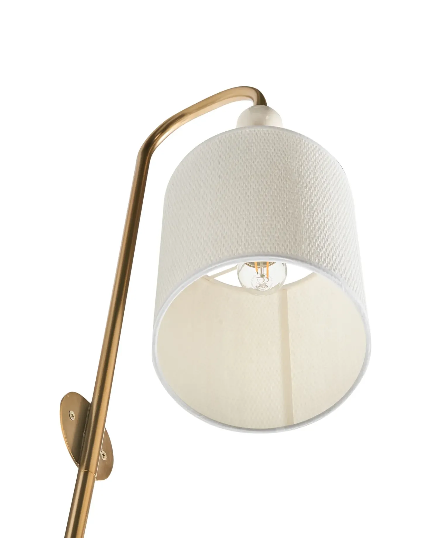 Applique LOKY Metallo Ottone/Beige
