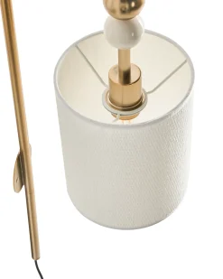 Applique LOKY Metallo Ottone/Beige