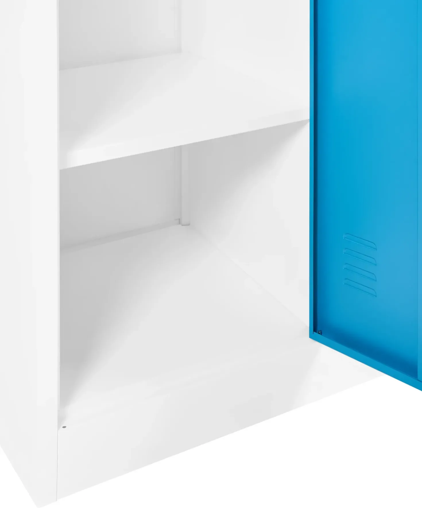 Armadietto a 2 livelli ATHLETE Metallo Bianco/Blu