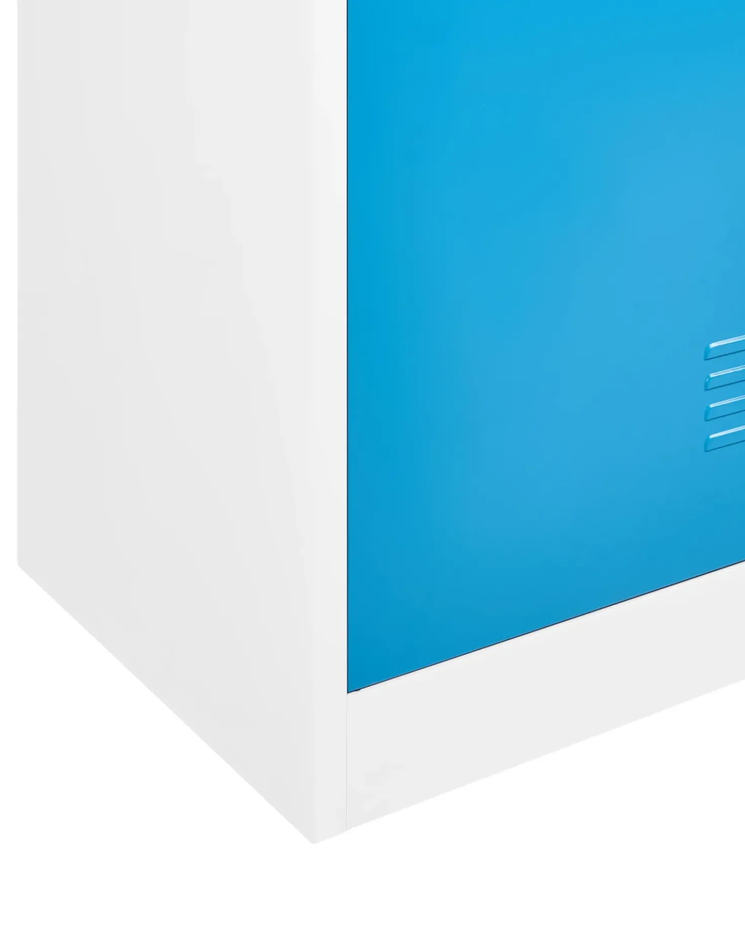 Armadietto a 2 livelli ATHLETE Metallo Bianco/Blu