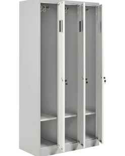 Armadietto a 3 porte ATHLETE Metallo Grigio/Bianco