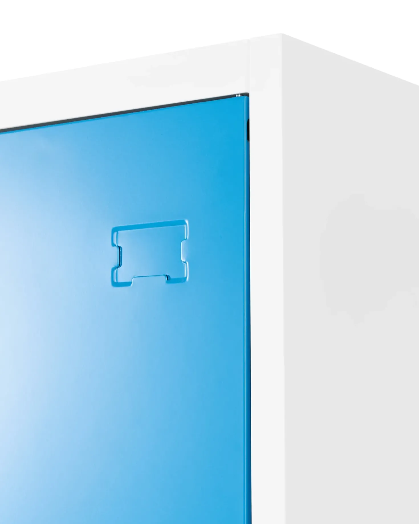 Armadietto a 3 porte ATHLETE Metallo Bianco/Blu