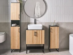 Armadietto da bagno MISCANTI Bambù 30 cm Marrone chiaro