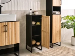 Armadietto da bagno MISCANTI Bambù 30 cm Marrone chiaro
