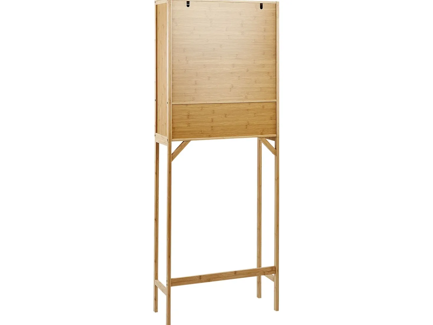 Armadietto da bagno OKARCHE Bambù 63 cm Marrone chiaro