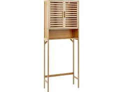 Armadietto da bagno OKARCHE Bambù 63 cm Marrone chiaro
