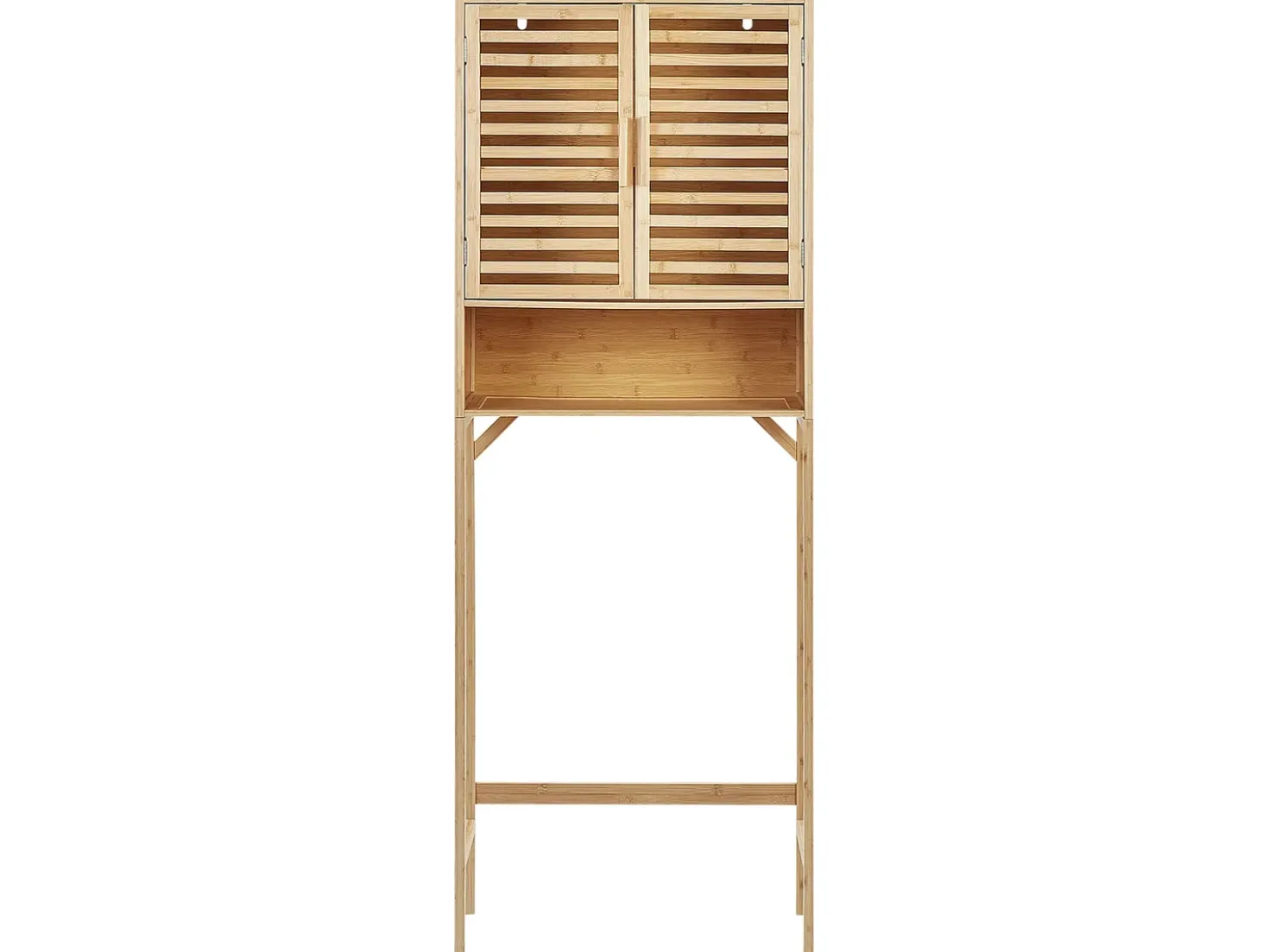 Armadietto da bagno OKARCHE Bambù 63 cm Marrone chiaro