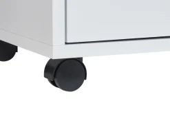 Armadietto da bagno OSASCO con ruote 80 cm Bianco