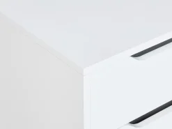 Armadietto da bagno OSASCO con ruote 80 cm Bianco
