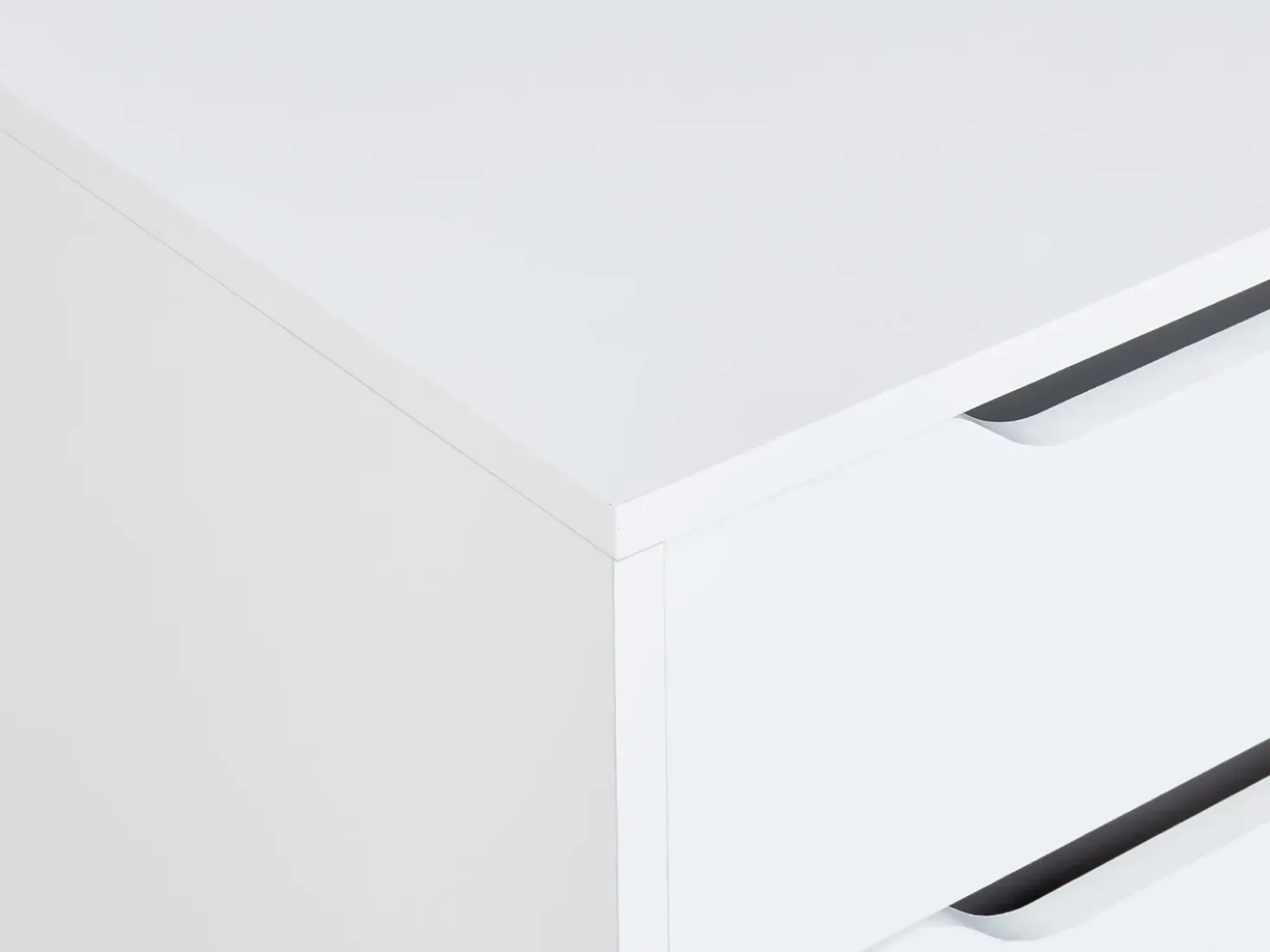 Armadietto da bagno OSASCO con ruote 80 cm Bianco