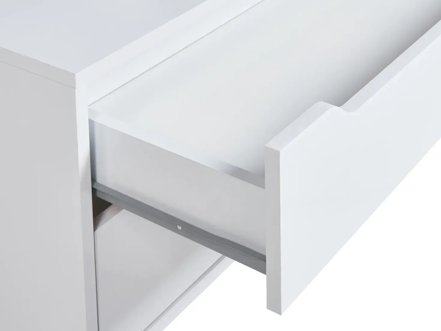 Armadietto da bagno OSASCO con ruote 80 cm Bianco