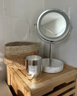 Armadietto da bagno SHAWNEE Bambù 32 cm Marrone chiaro