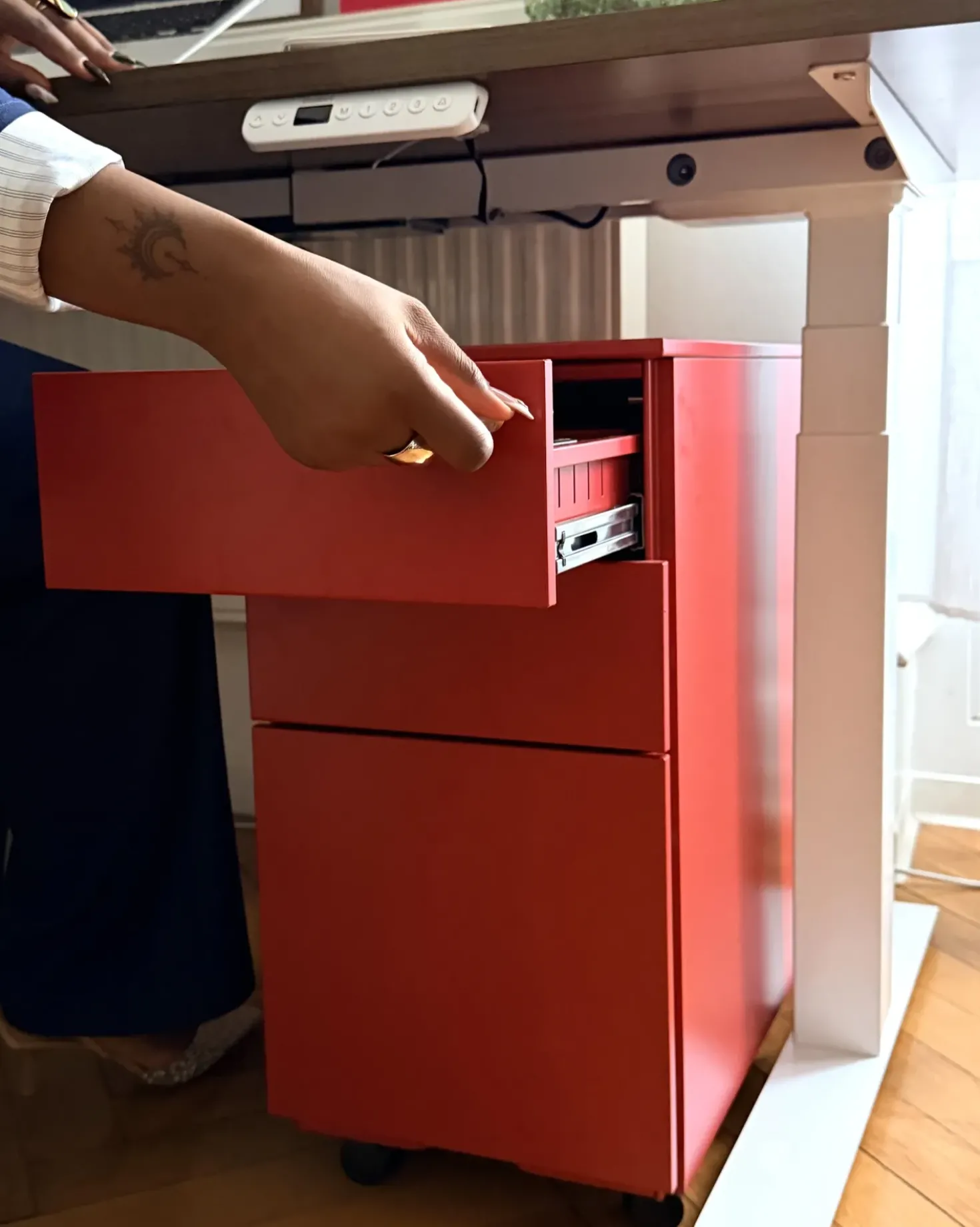 Armadietto da ufficio BOLSENA Metallo Rosso