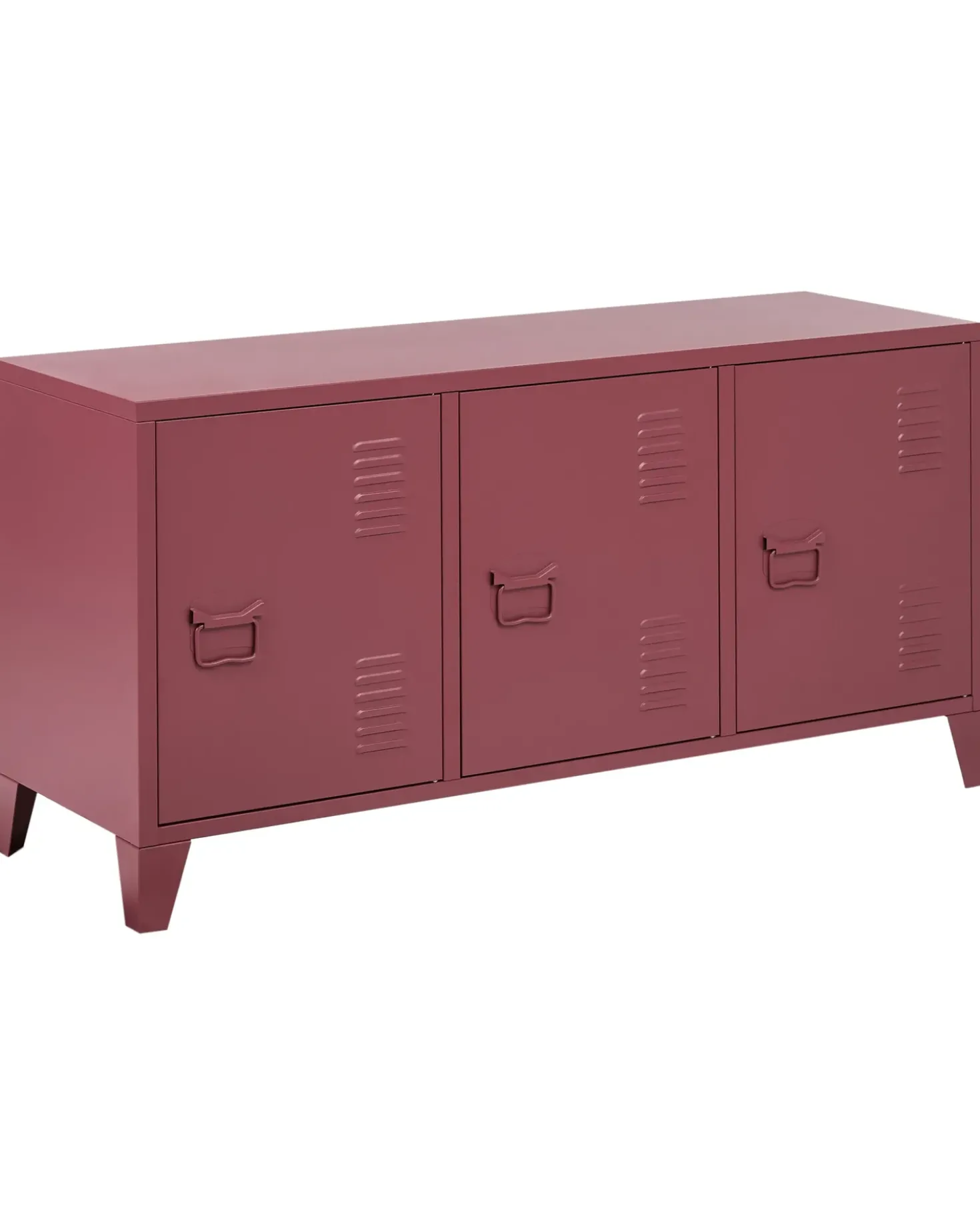 Armadietto da ufficio CARDIFF Metallo Rosso scuro