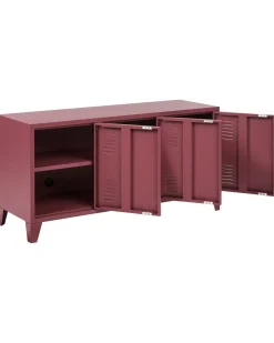 Armadietto da ufficio CARDIFF Metallo Rosso scuro