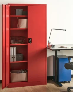 Armadietto da ufficio FELDSPAR Metallo Rosso