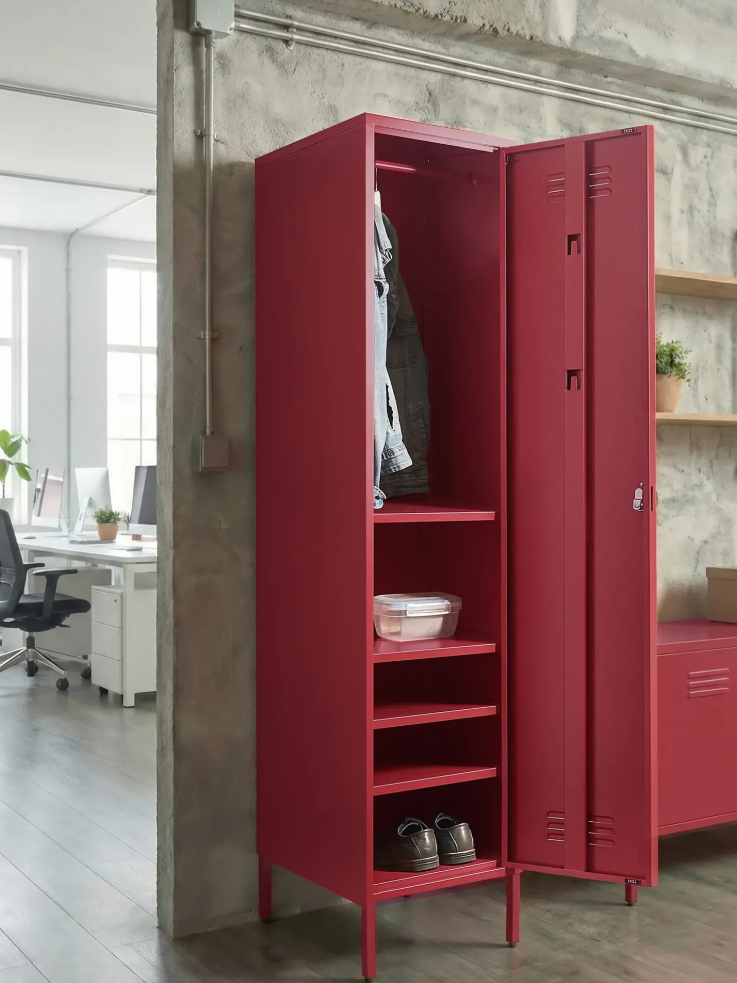 Armadietto da ufficio FROME Metallo Rosso