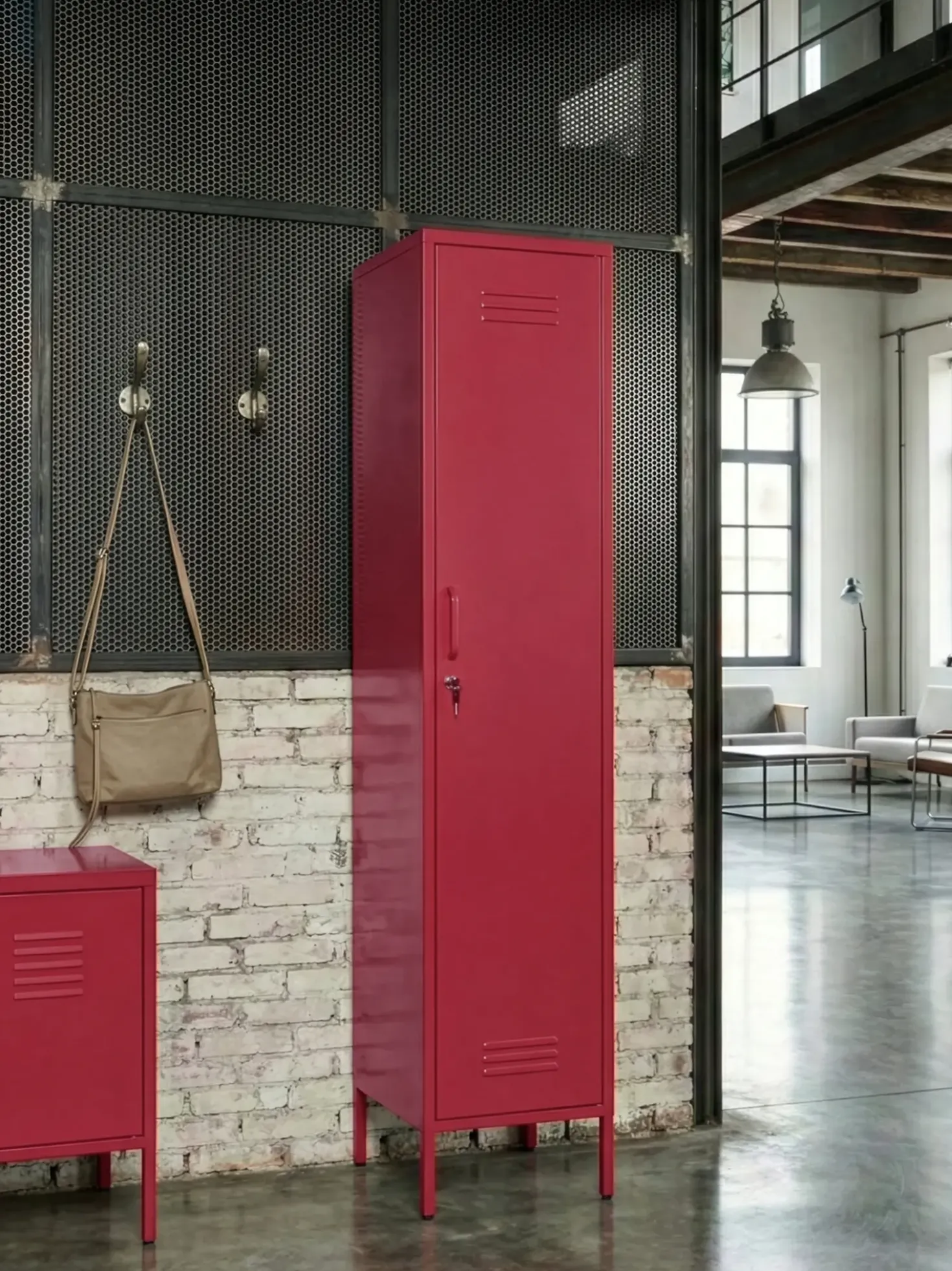 Armadietto da ufficio FROME Metallo Rosso