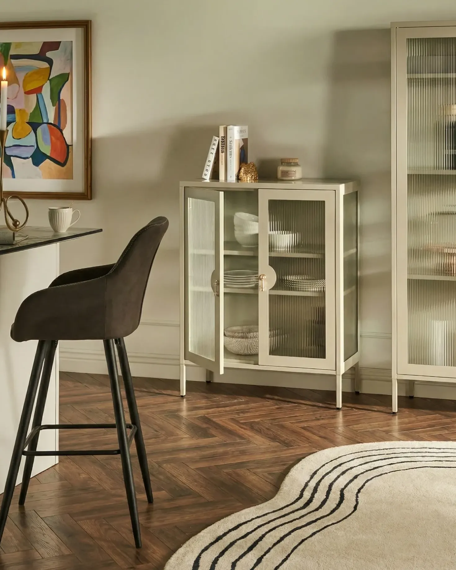 Armadietto da ufficio GLEORA Metallo Beige chiaro