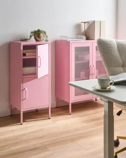Armadietto da ufficio HURON Metallo Rosa