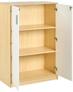 Armadietto da ufficio ZEHNA Marrone chiaro/Bianco