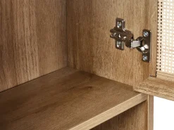 Armadio a muro per il bagno ROSELL 40 cm Marrone chiaro