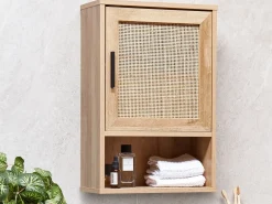 Armadio a muro per il bagno ROSELL 40 cm Marrone chiaro