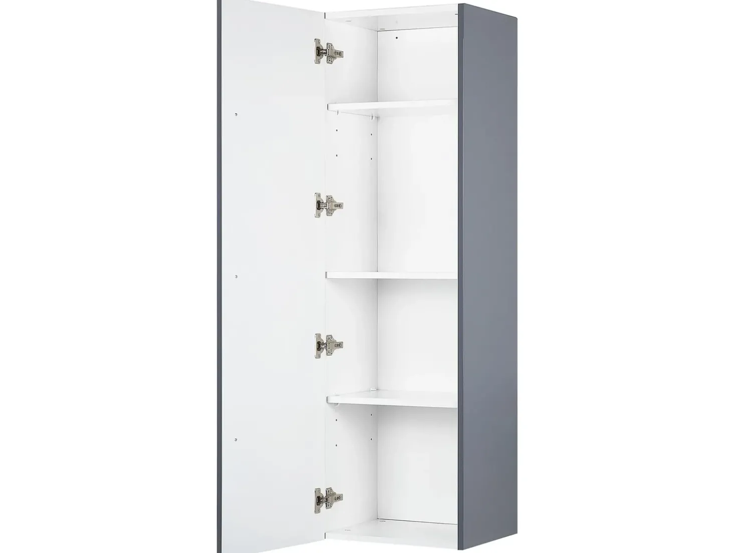 Armadio a muro per il bagno MATARO 40 cm Grigio