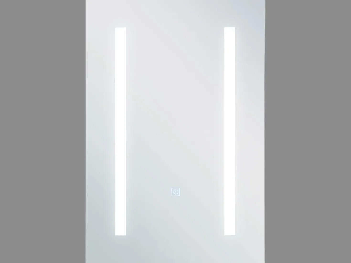 Armadio a muro per specchio da bagno LED CAMERON 40 cm 60 cm Bianco