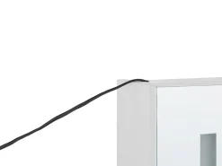 Armadio a muro per specchio da bagno LED CAMERON 40 cm 60 cm Bianco