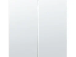 Armadio a muro per specchio da bagno NAVARRA 60 cm 60 cm Nero