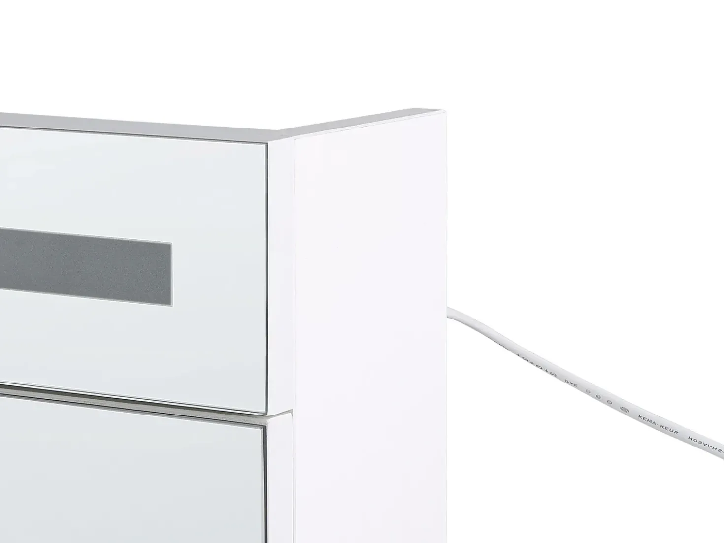 Armadio a muro per specchio da bagno LED JARAMILLO 60 cm 60 cm Bianco