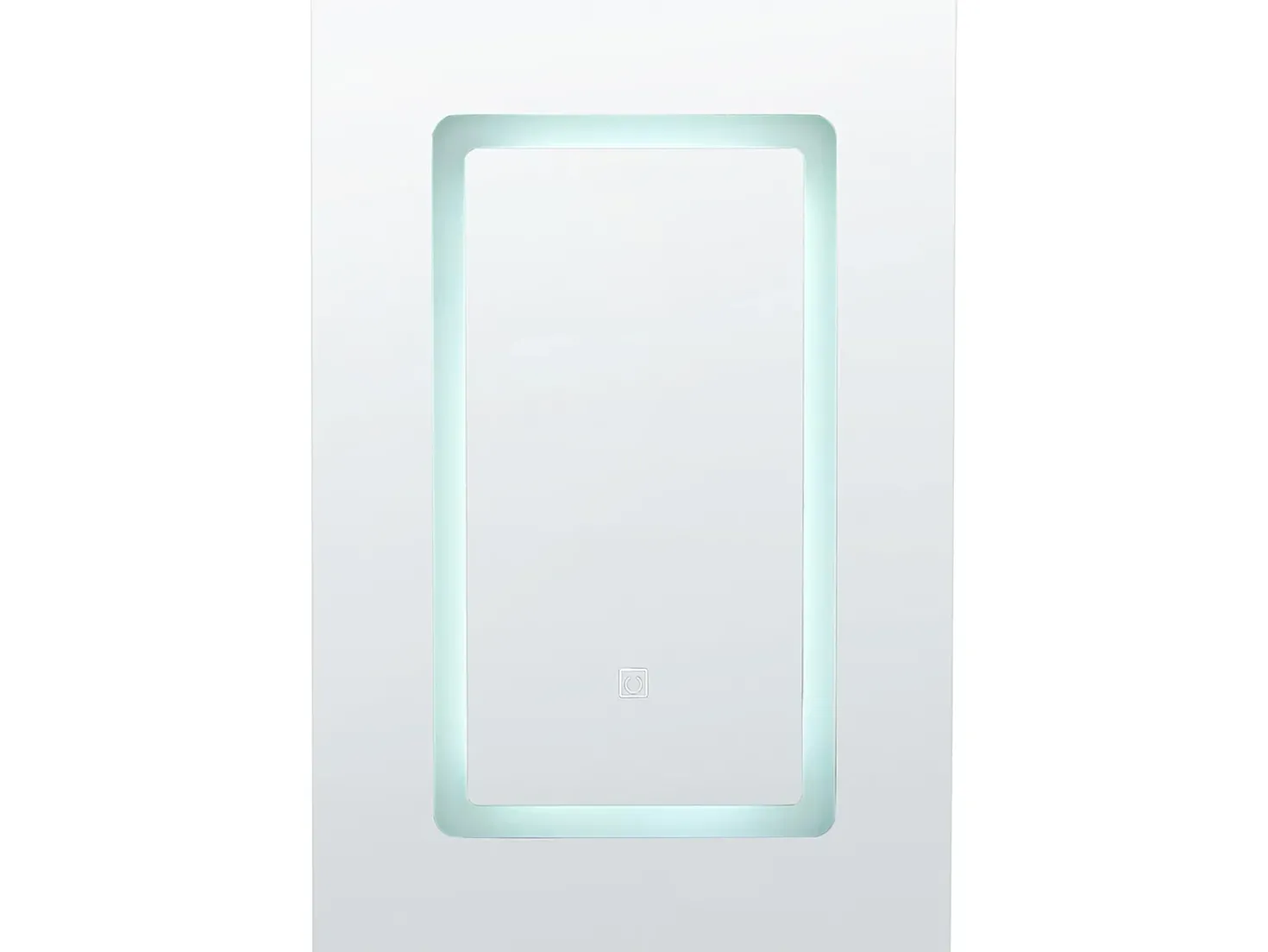 Armadio a muro per specchio da bagno LED CONDOR 40 cm 60 cm Nero