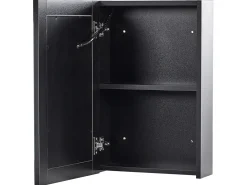 Armadio a muro per specchio da bagno LED CONDOR 40 cm 60 cm Nero