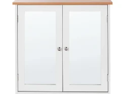 Armadio a muro per specchio da bagno ALAMOS 65 cm 60 cm Bianco