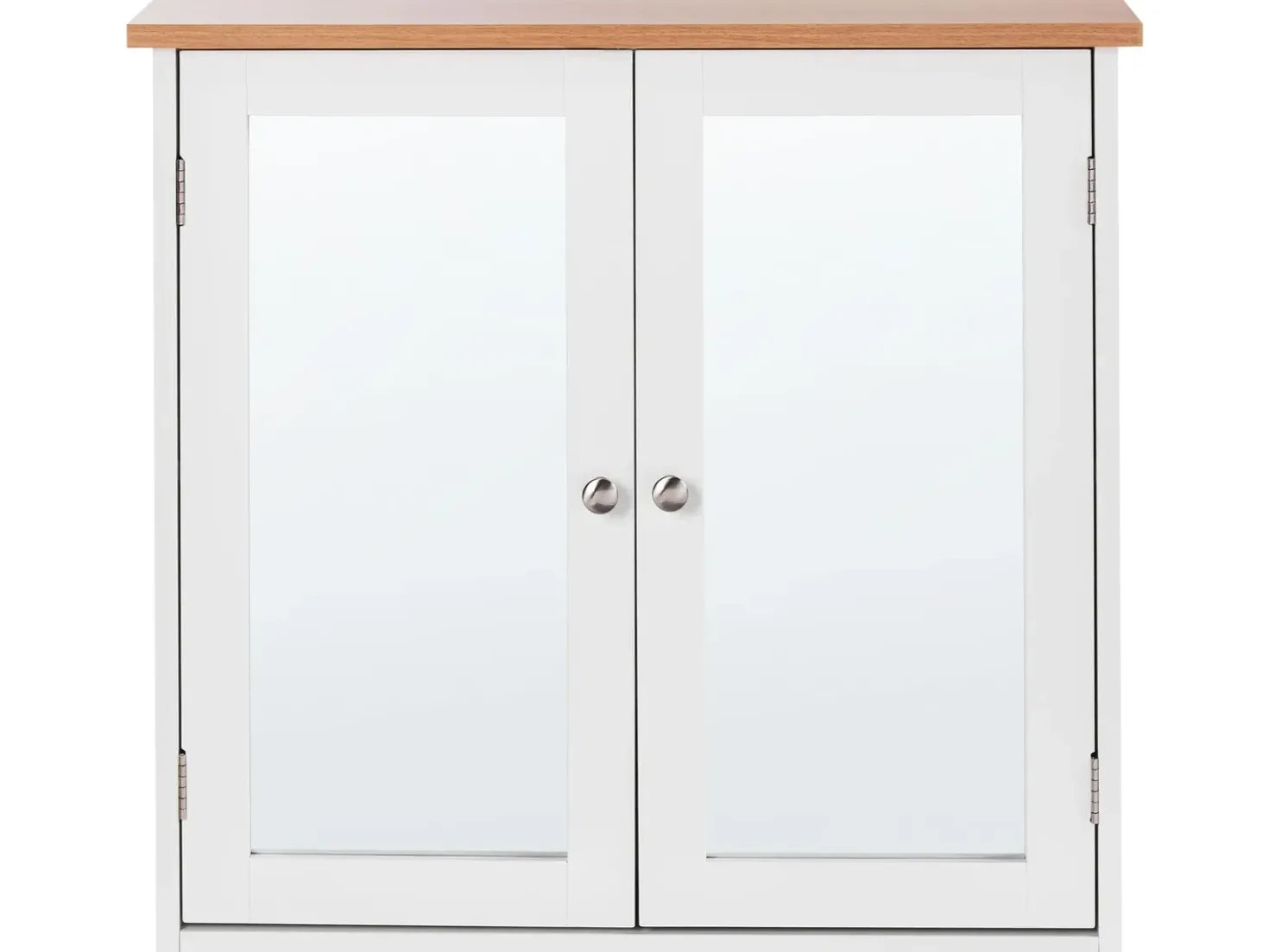 Armadio a muro per specchio da bagno ALAMOS 65 cm 60 cm Bianco