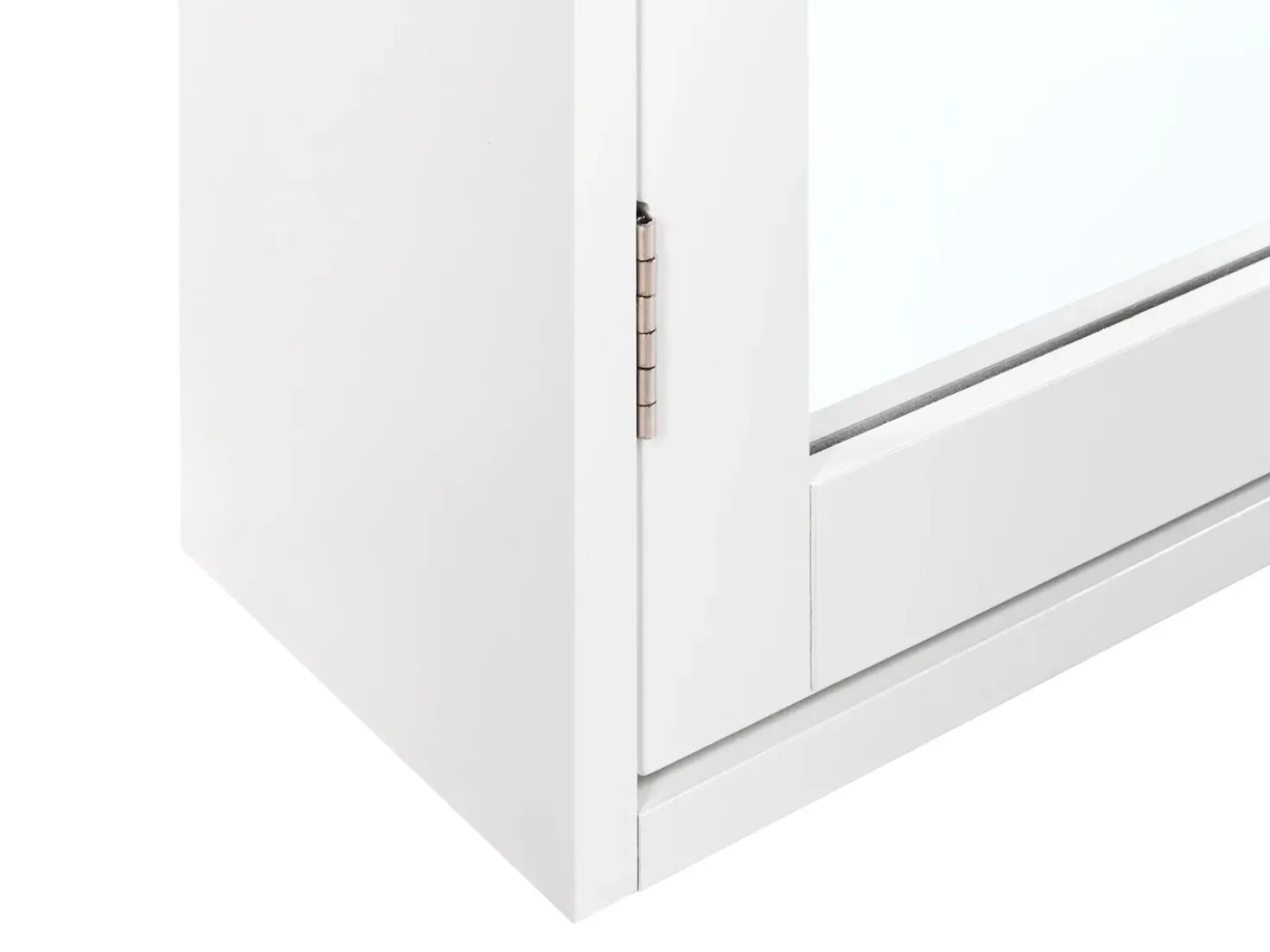 Armadio a muro per specchio da bagno ALAMOS 65 cm 60 cm Bianco