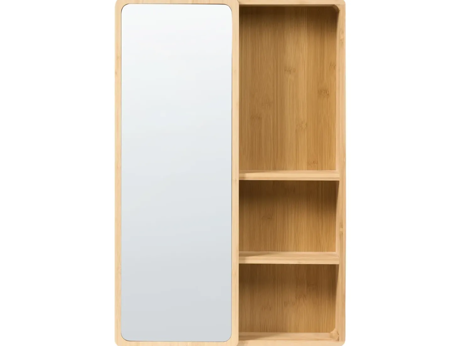 Armadio a muro per specchio da bagno GUATAVITA 41 cm 61 cm Marrone chiaro
