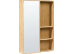 Armadio a muro per specchio da bagno GUATAVITA 41 cm 61 cm Marrone chiaro