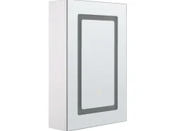 Armadio a muro per specchio da bagno LED CONDOR 40 cm 60 cm Bianco