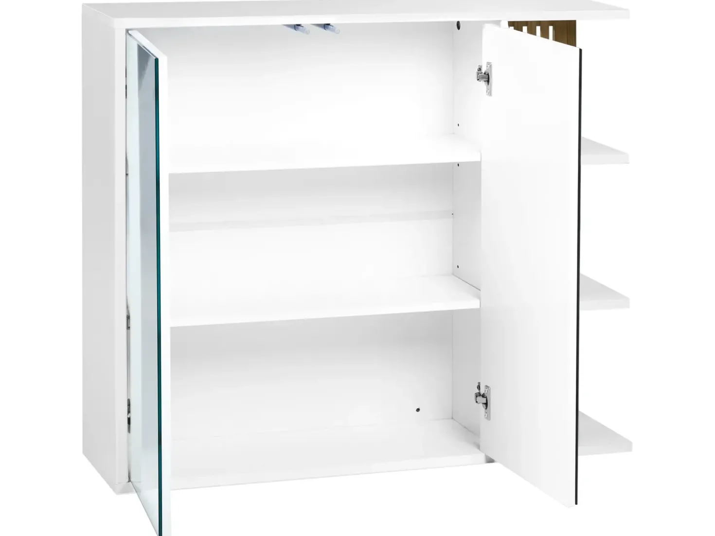 Armadio a muro per specchio da bagno NUBES 80 cm 70 cm Bianco
