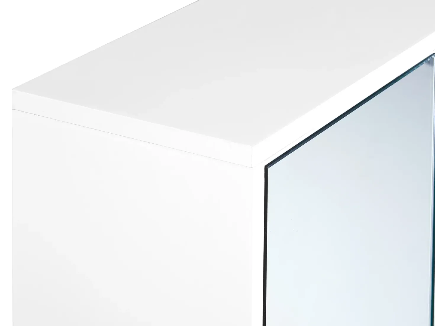 Armadio a muro per specchio da bagno NUBES 80 cm 70 cm Bianco