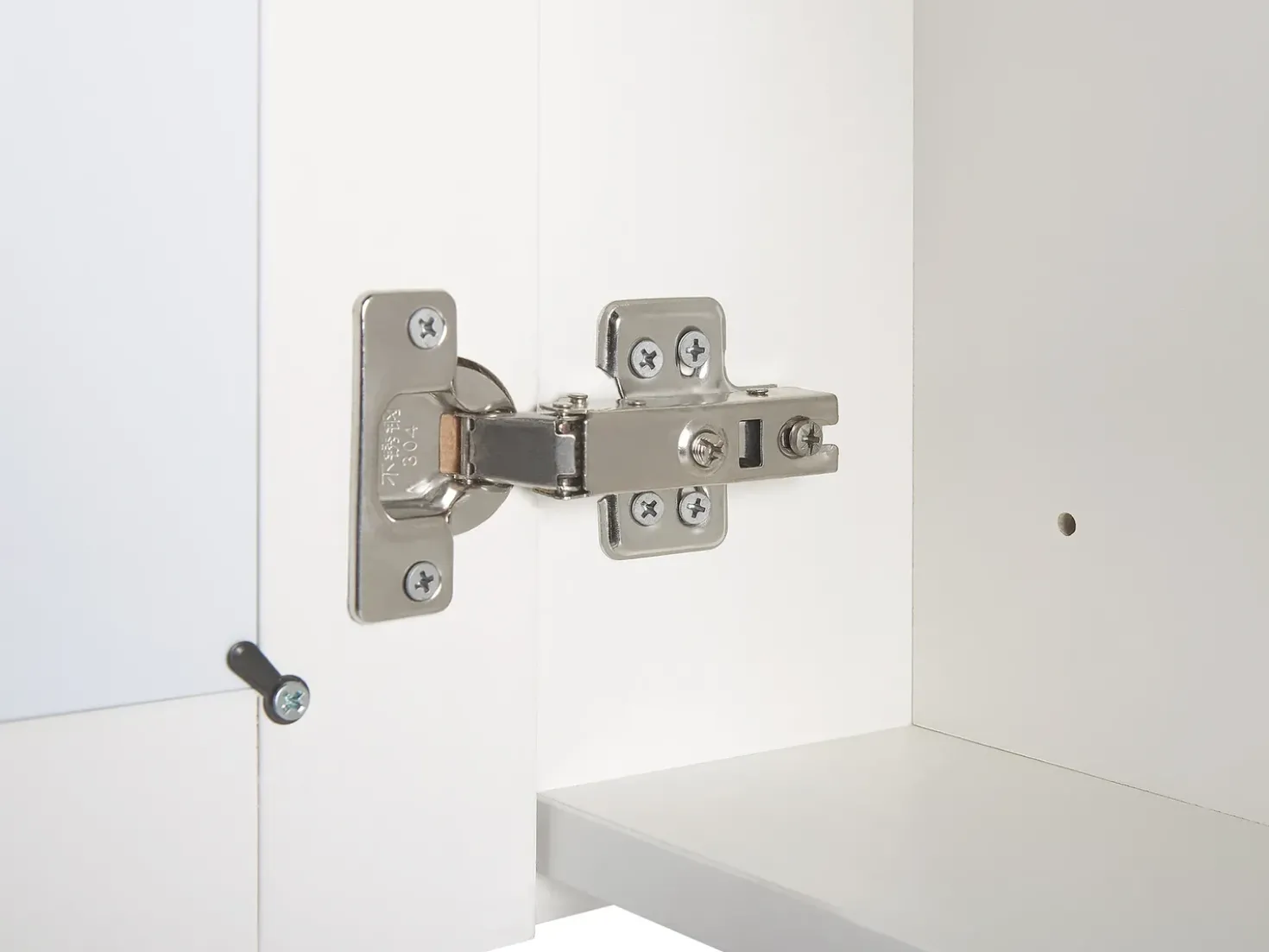 Armadio a muro per specchio da bagno LED MAZARREDO 60 cm 60 cm Bianco