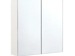 Armadio a muro per specchio da bagno NAVARRA 60 cm 60 cm Bianco