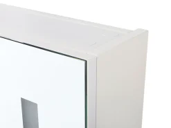 Armadio a muro per specchio da bagno LED CHABUNCO 60 cm 60 cm Bianco