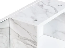 Armadio a muro per specchio da bagno JOINVILLE 60 cm 54 cm Marmo bianco