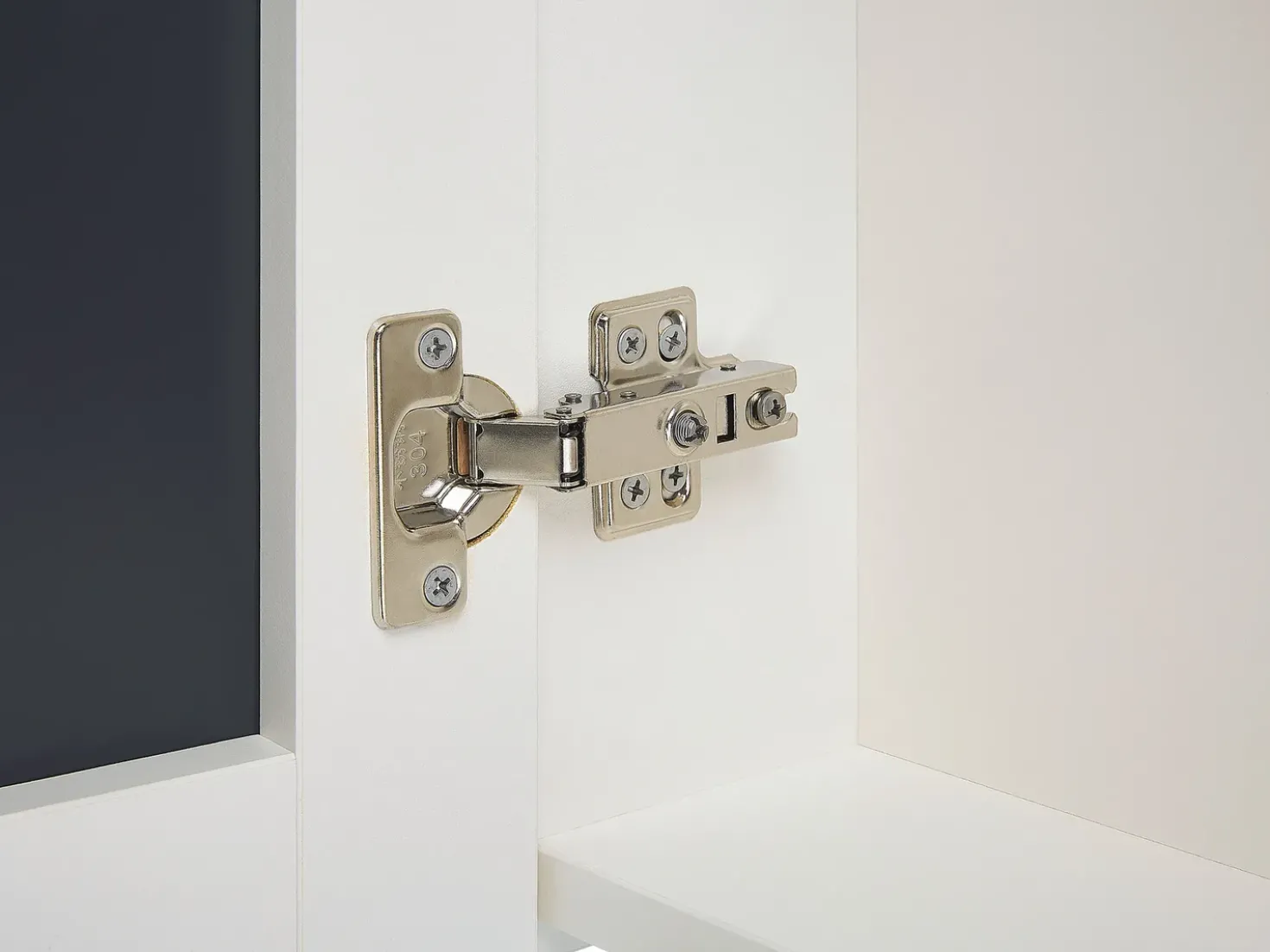 Armadio a muro per specchio da bagno NAVARRA 80 cm 70 cm Bianco
