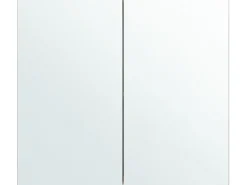 Armadio a muro per specchio da bagno NAVARRA 80 cm 70 cm Bianco