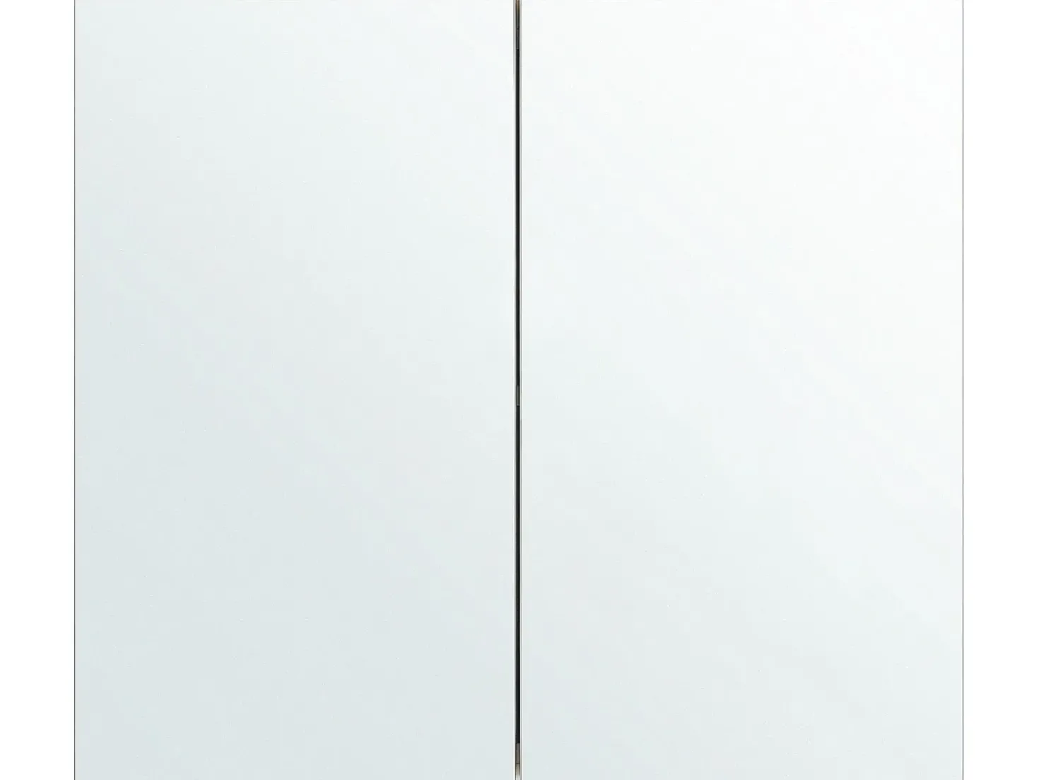 Armadio a muro per specchio da bagno NAVARRA 80 cm 70 cm Bianco