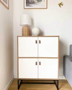Armadio NUEVA Marrone chiaro/Bianco